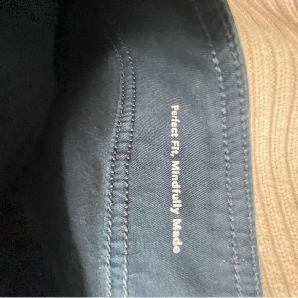 Womens DL1961 Hepburn Sailor High Rise Wide Leg Button Front Pants Blue 31 #WW - Picture 8 of 12